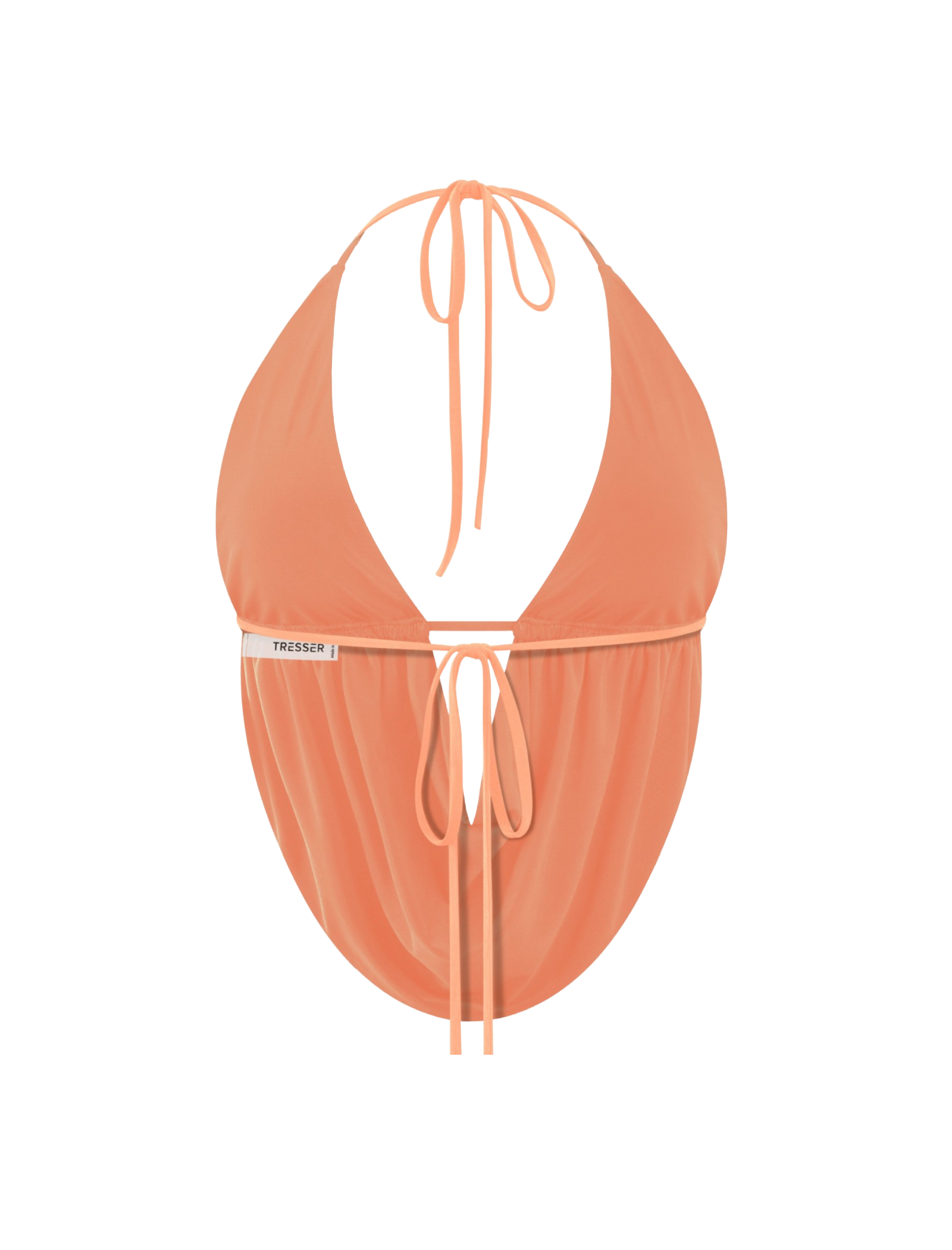 Karime Halter Top (Peach Orange)