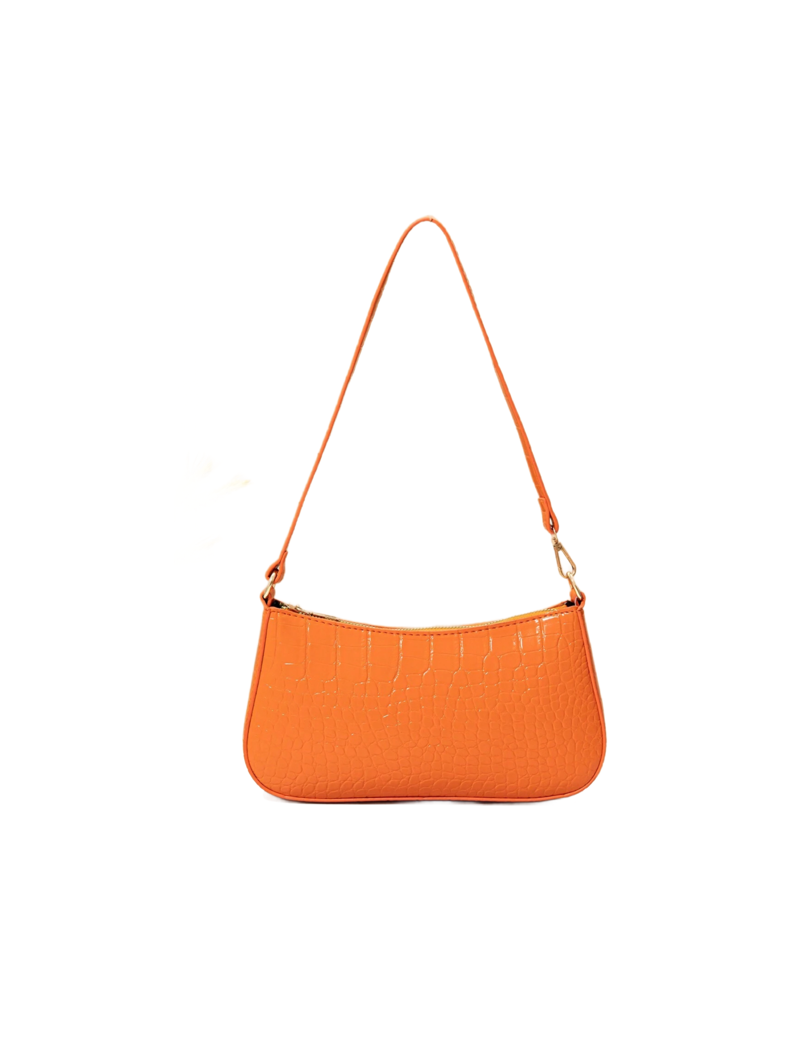 Talianna Croc Shoulder Bag (Orange)