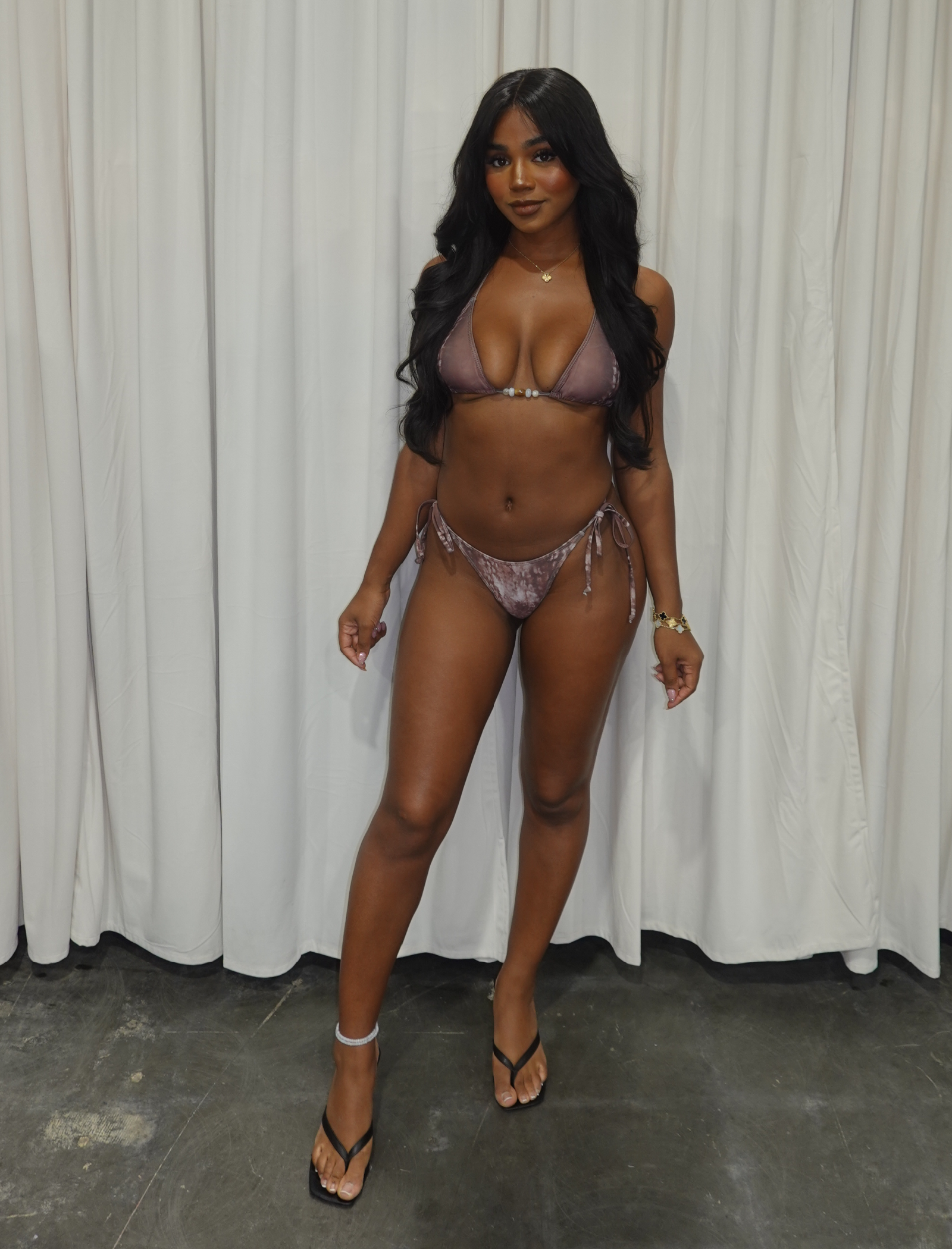 Alora Bikini Set (Brown)