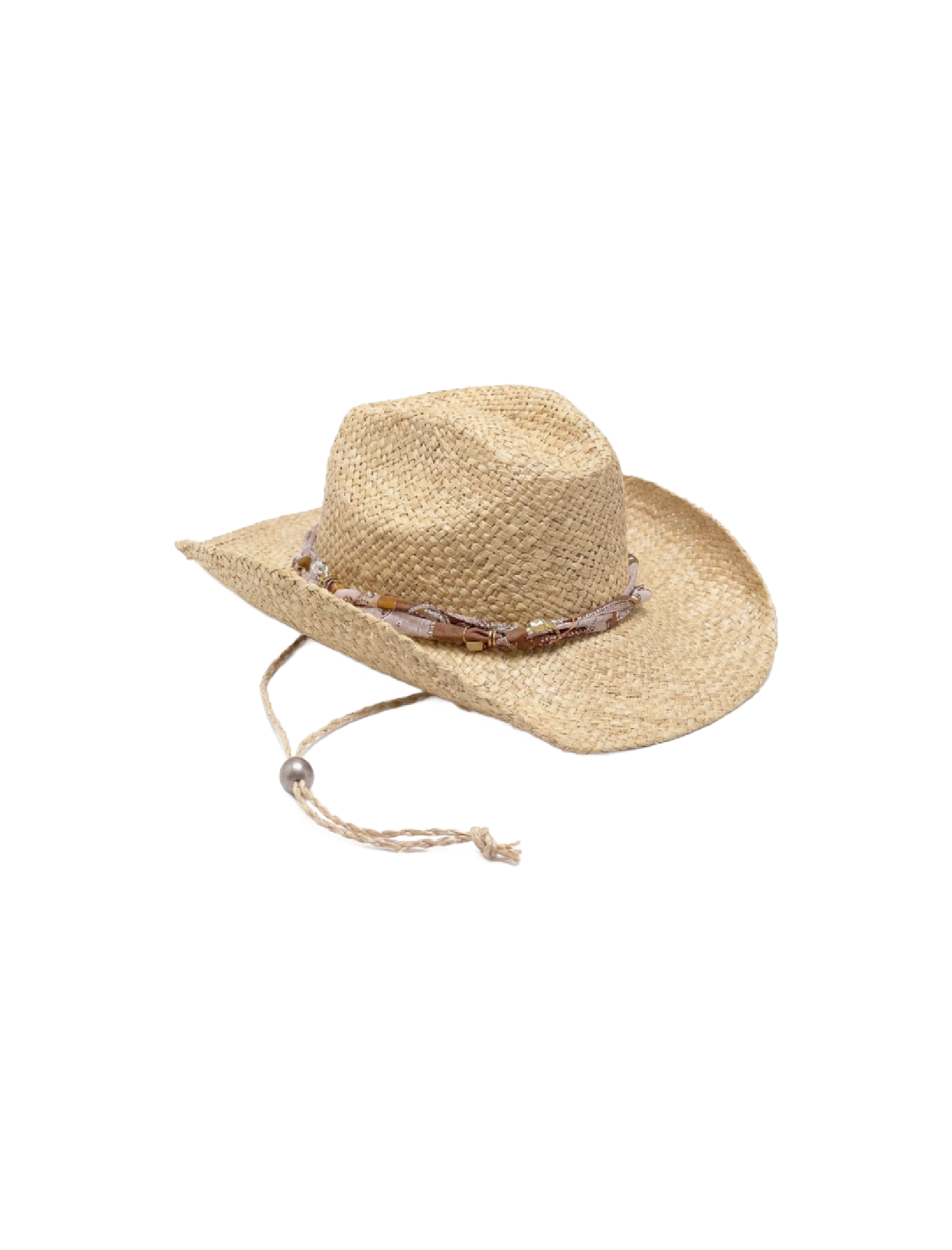 Hadid Straw Cowgirl Hat (Natural Brown)
