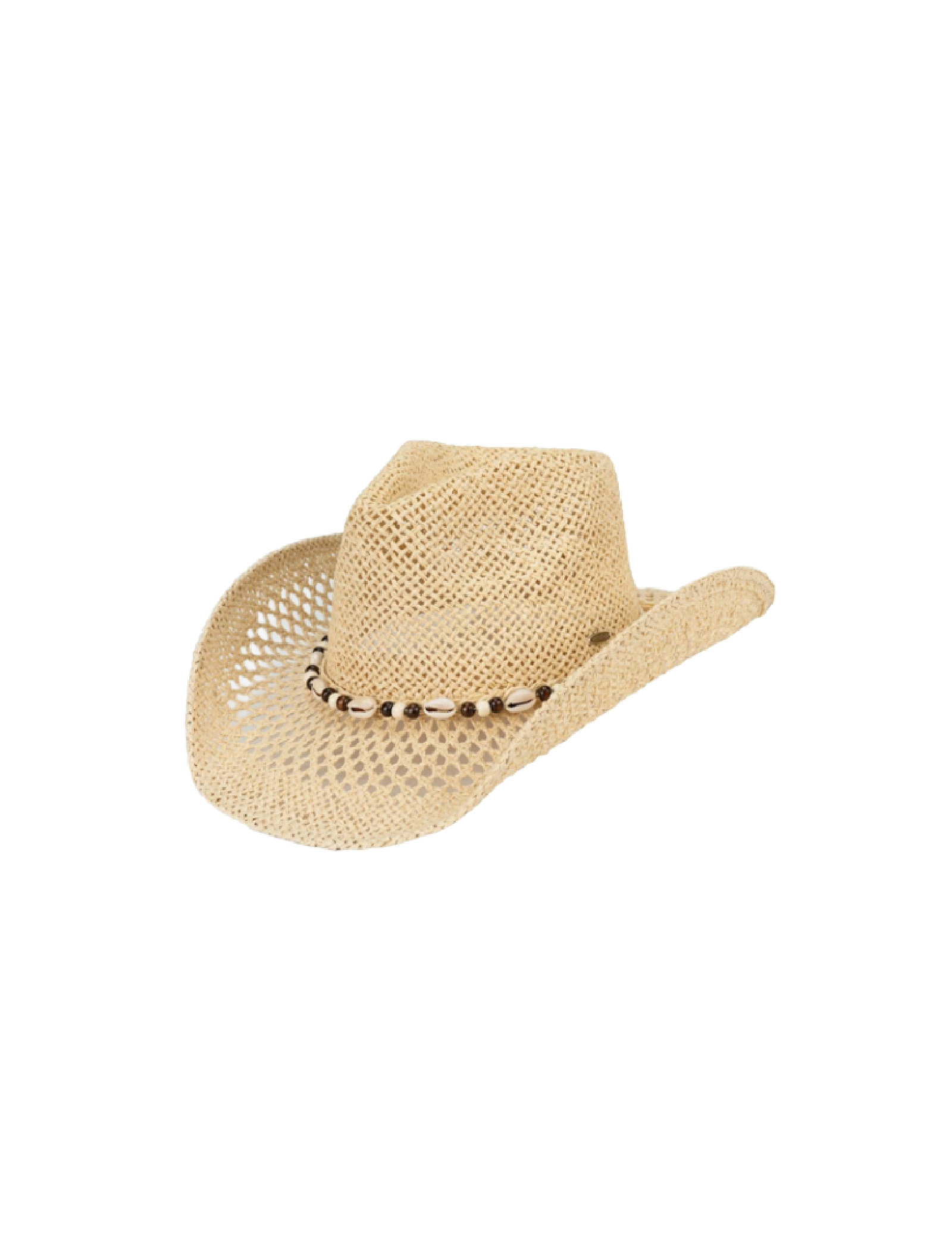 Strella Straw Cowgirl Hat (Natural Brown)