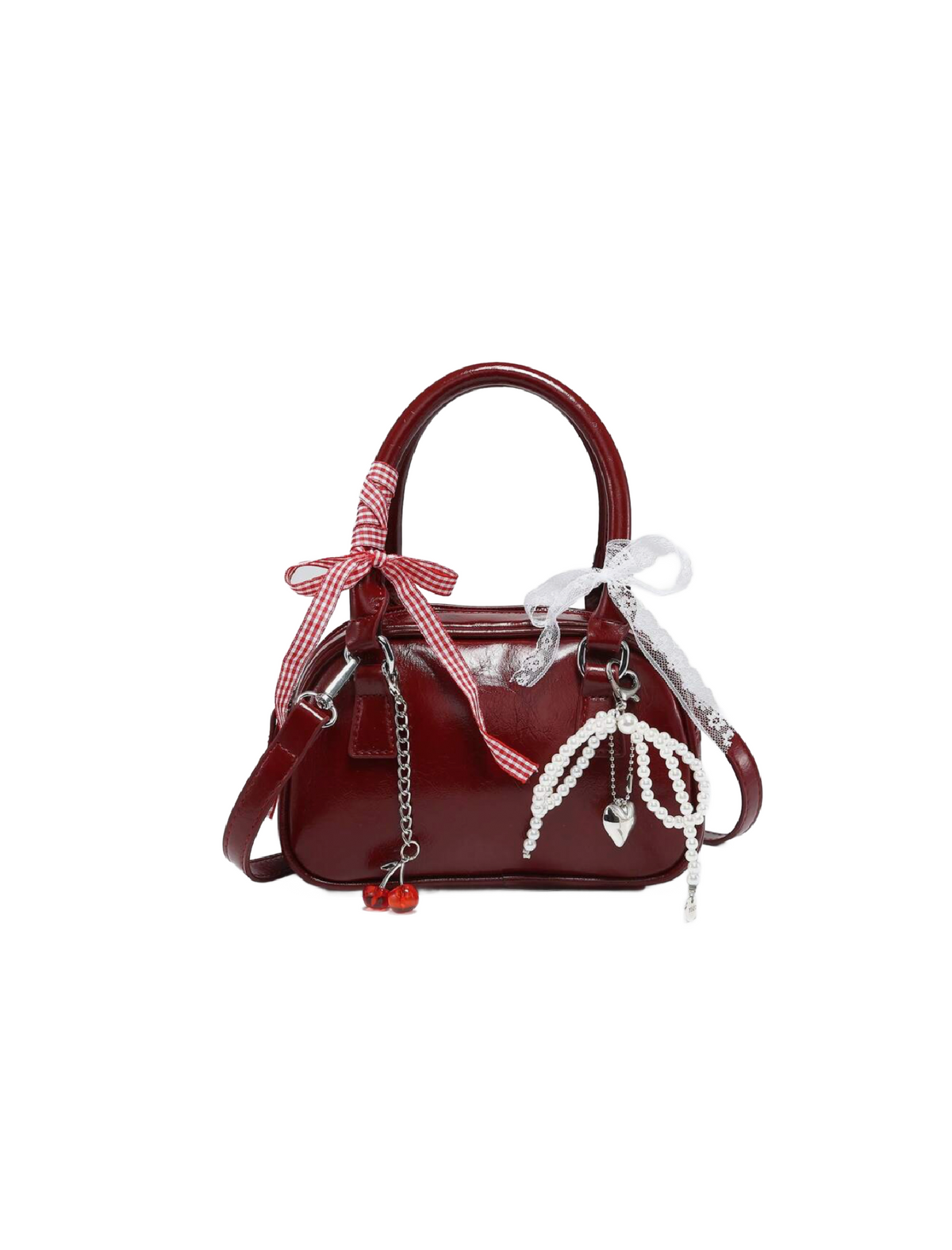 Emmet Shoulder Bag (Burgundy Red)