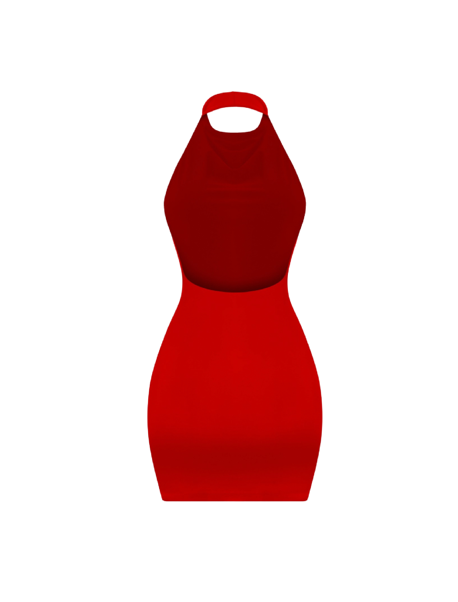 Esme Halter Mini Dress (Red)