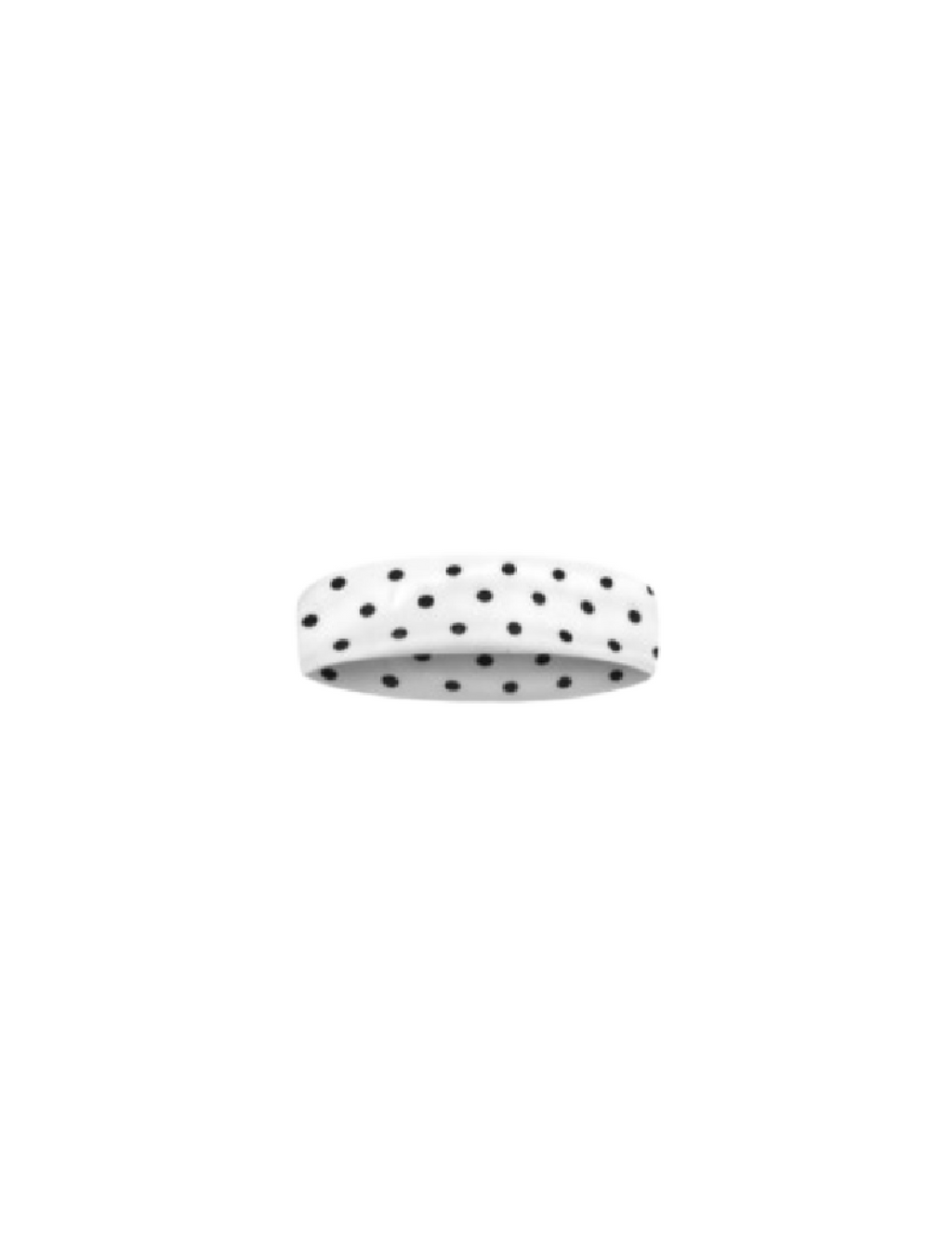 Berina Headband (White Polka Dot)