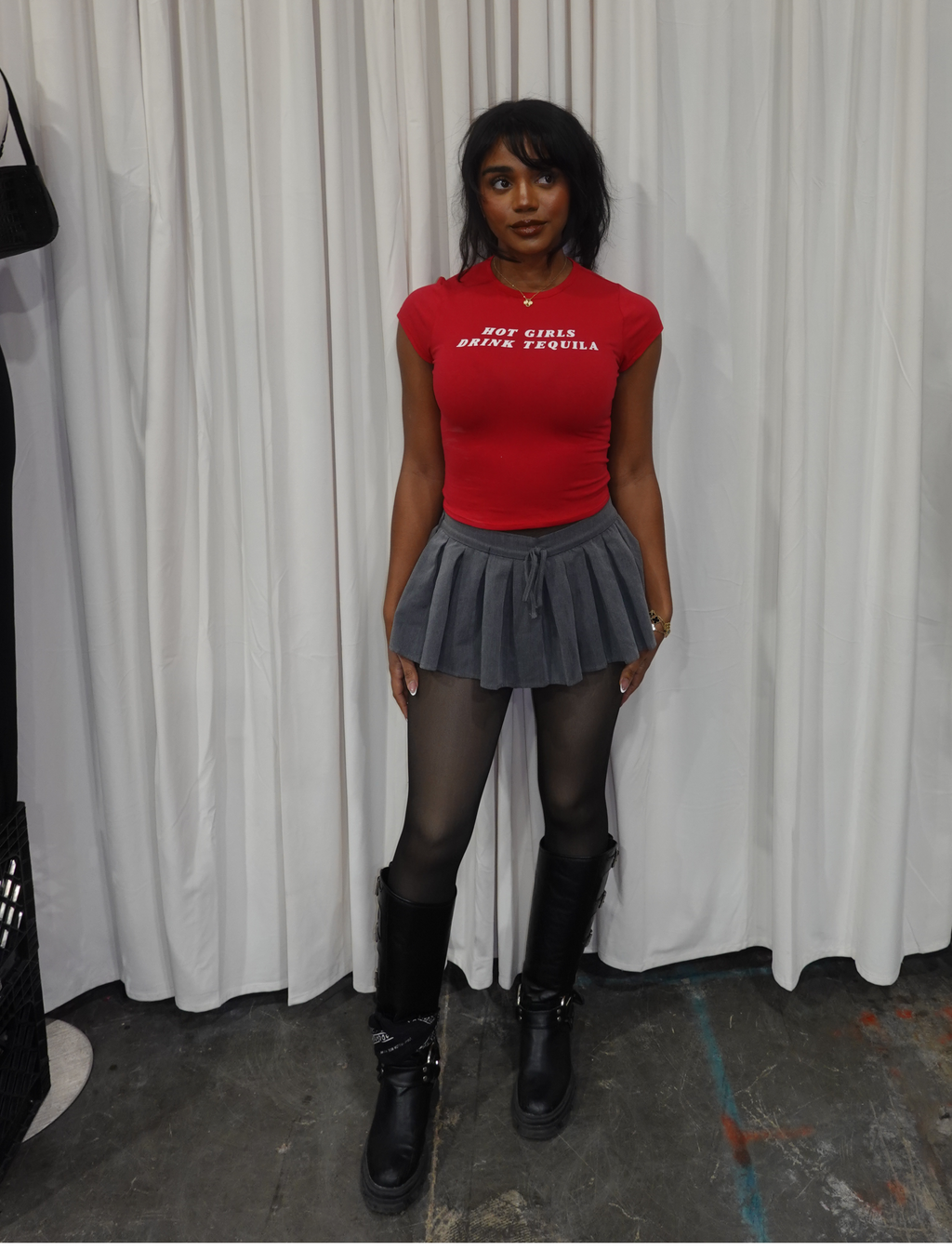 Drink Tequila Crop Top (Red)