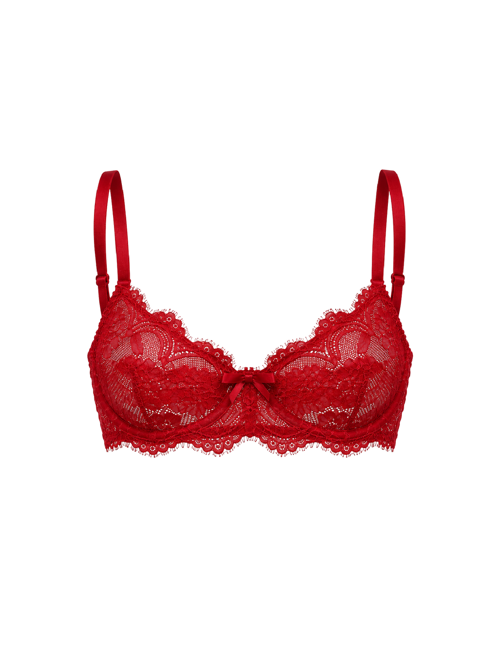 Kyrie Lace Bra (Red)
