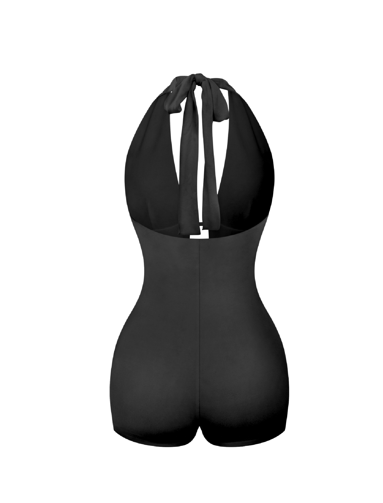 Janie Halter Romper (Black)