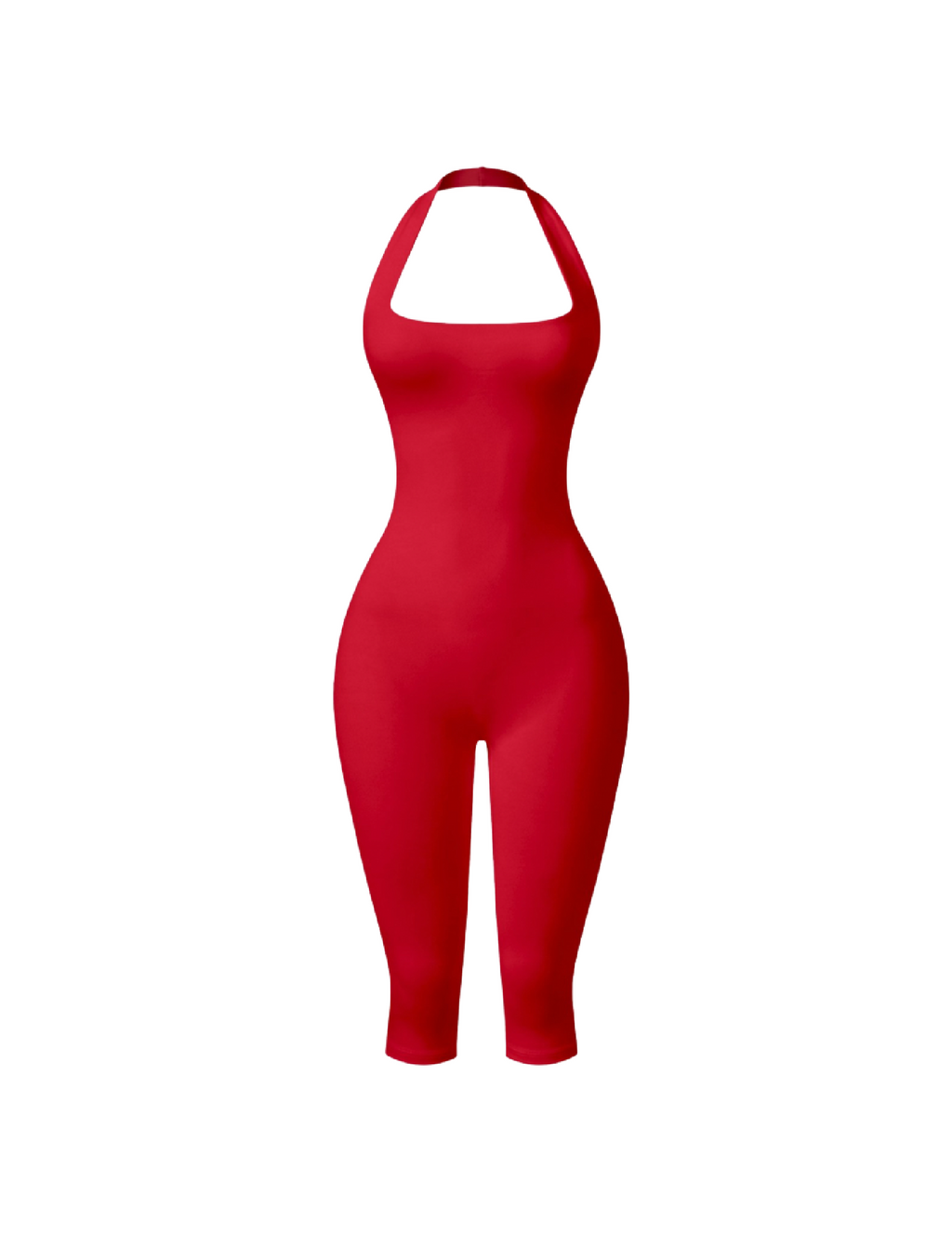 Berina Capri Jumpsuit (Red)