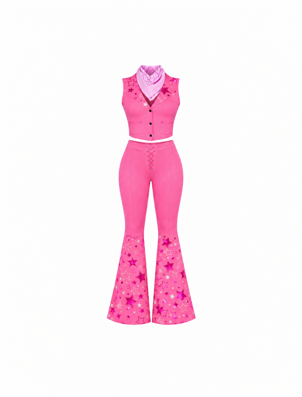 Barbie Western Costume (Fushcia Pink)
