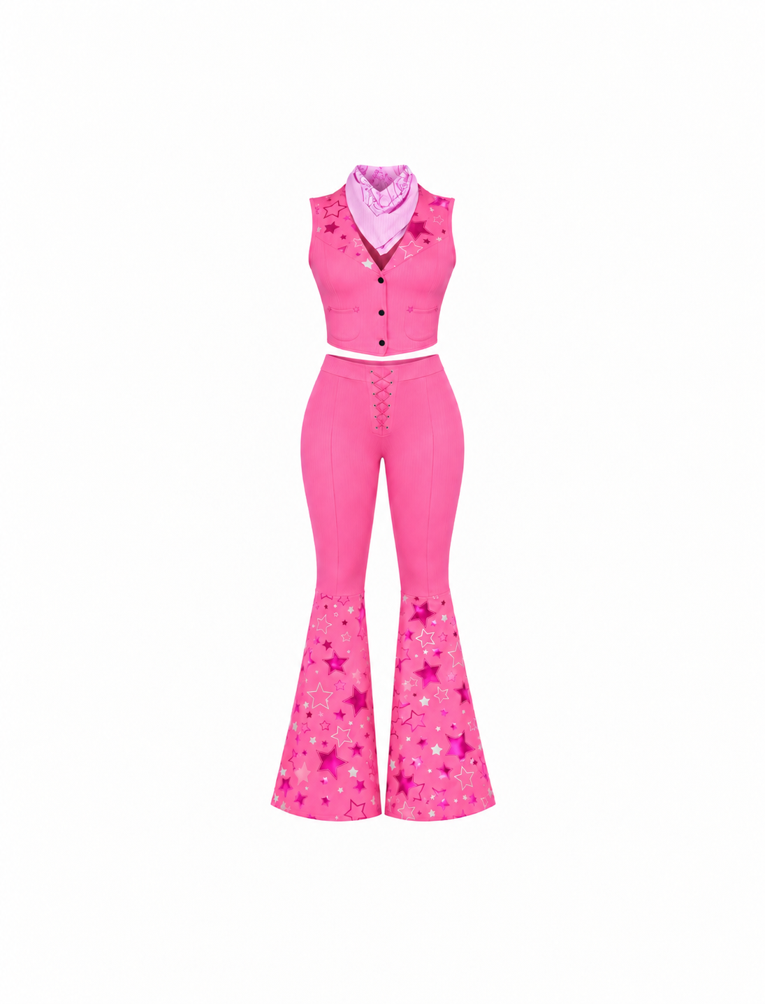 Barbie Western Costume (Fushcia Pink)