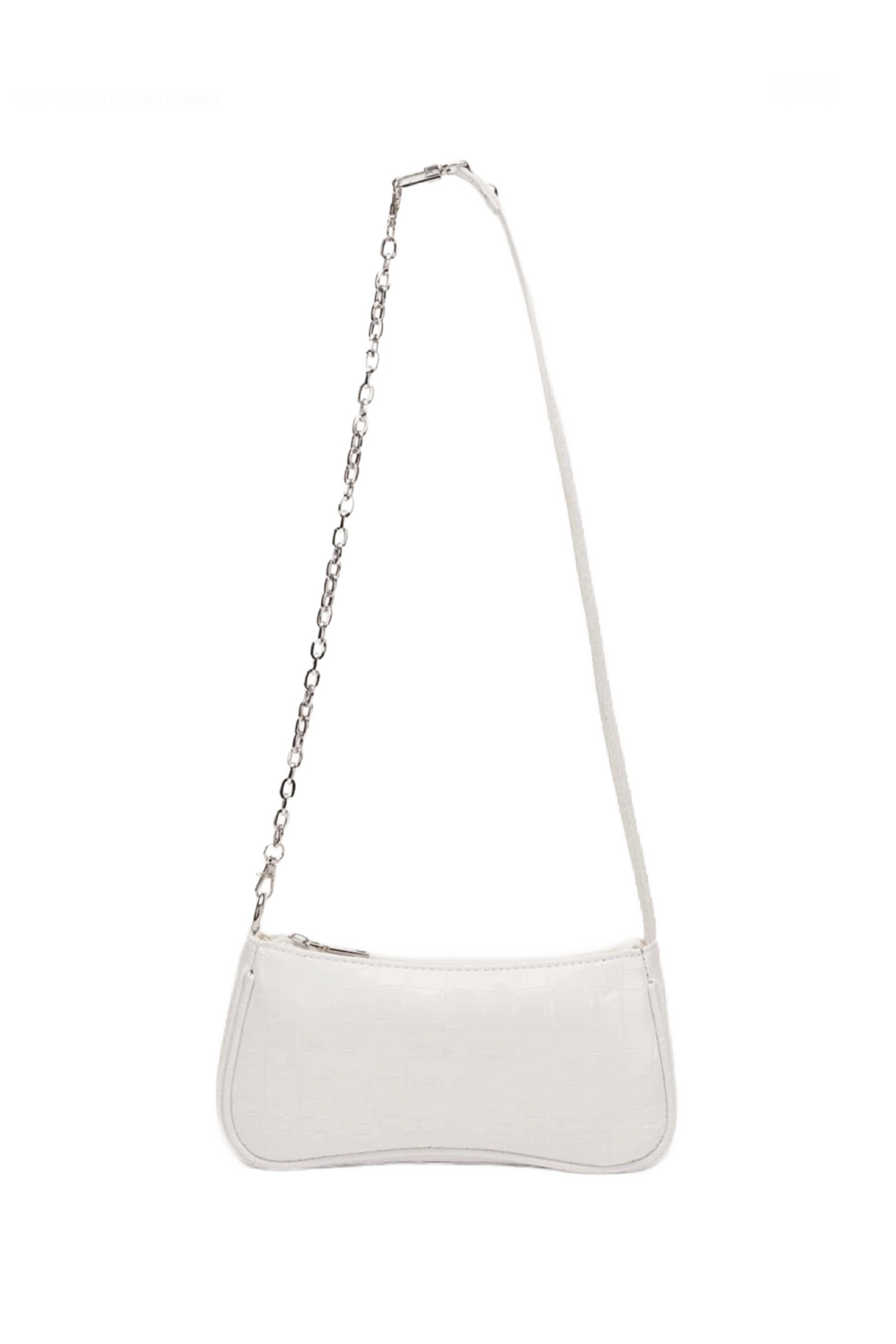 Upscale Croc Chain Bag (White)