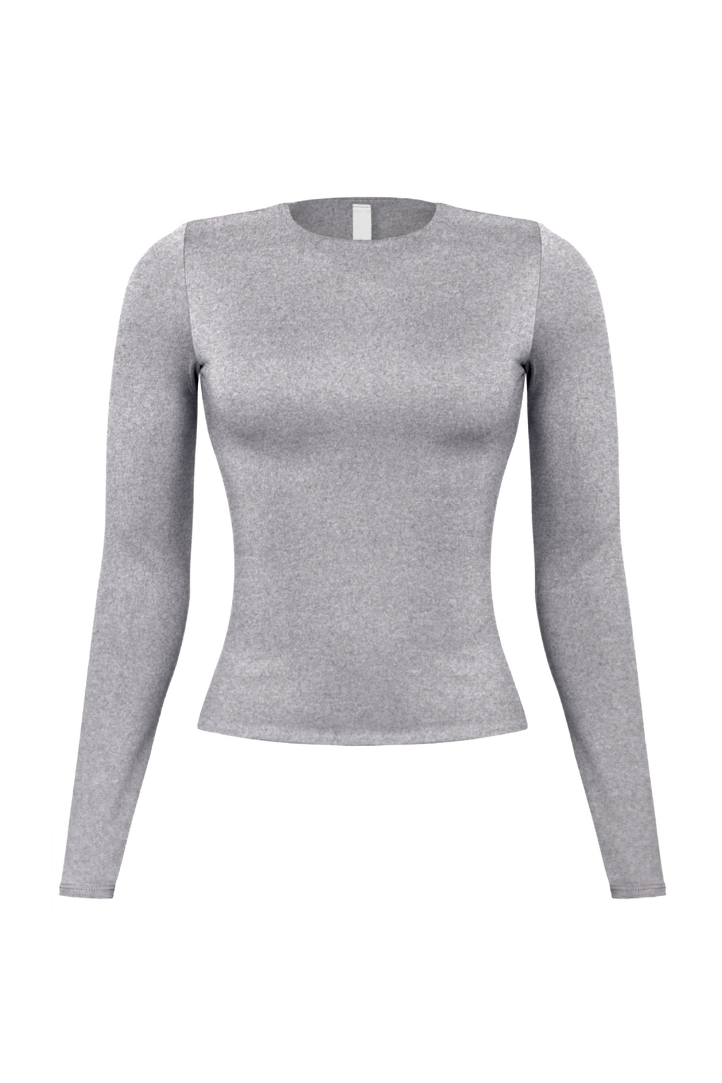 Cara Long Sleeve Top (Heather Grey)