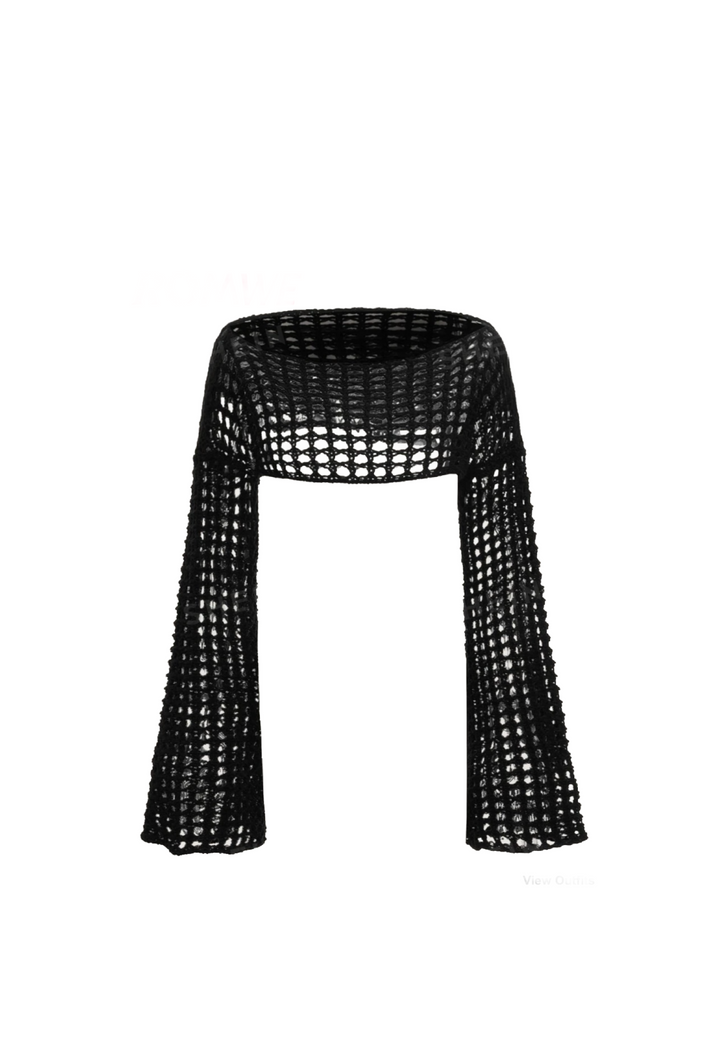 Fairy Net Shrug (Black)