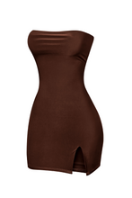 Load image into Gallery viewer, Abba Mini Tube Dress (Brown)