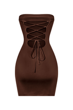 Load image into Gallery viewer, Abba Mini Tube Dress (Brown)