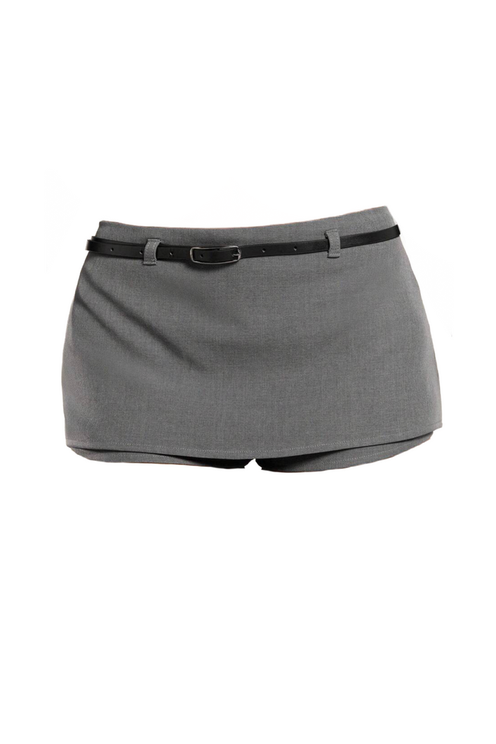 Hughes Mini Skirt (Grey)