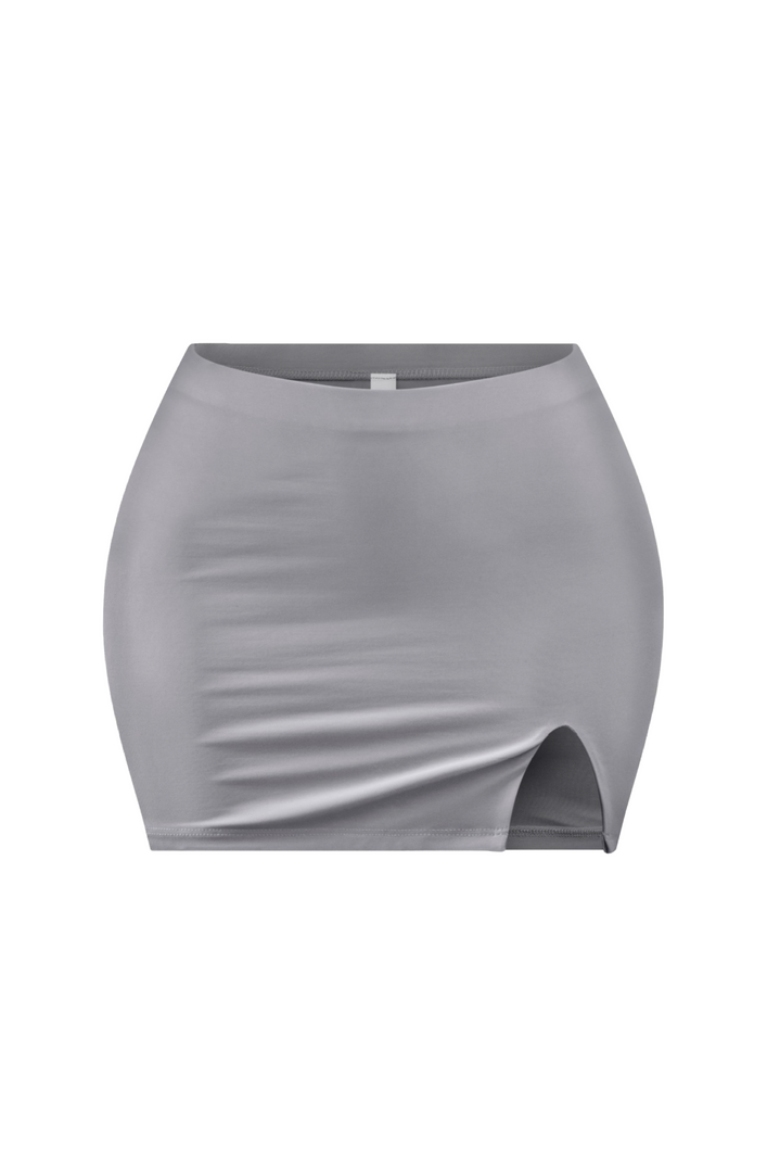 Roy Mini Skirt (Charcoal Grey)