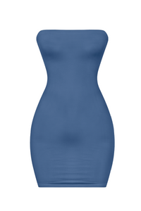 Navy tube dress best sale