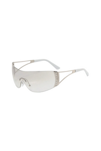 Nessa Sunnies (White/Silver)