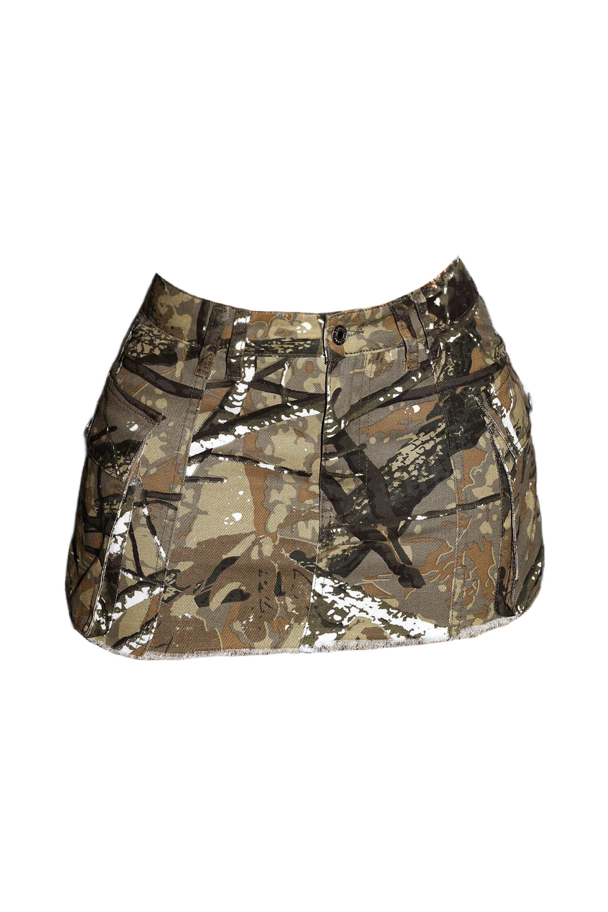 Aspen Cargo Mini Skirt (Brown Multi)