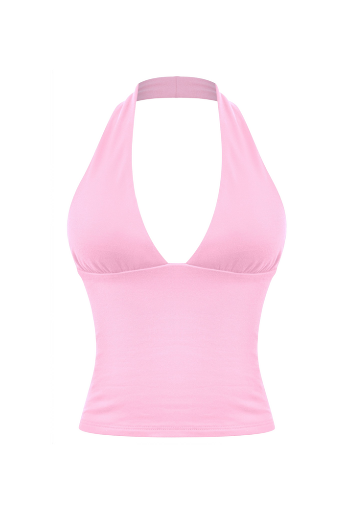 Nicole Halter Top (Light Pink)