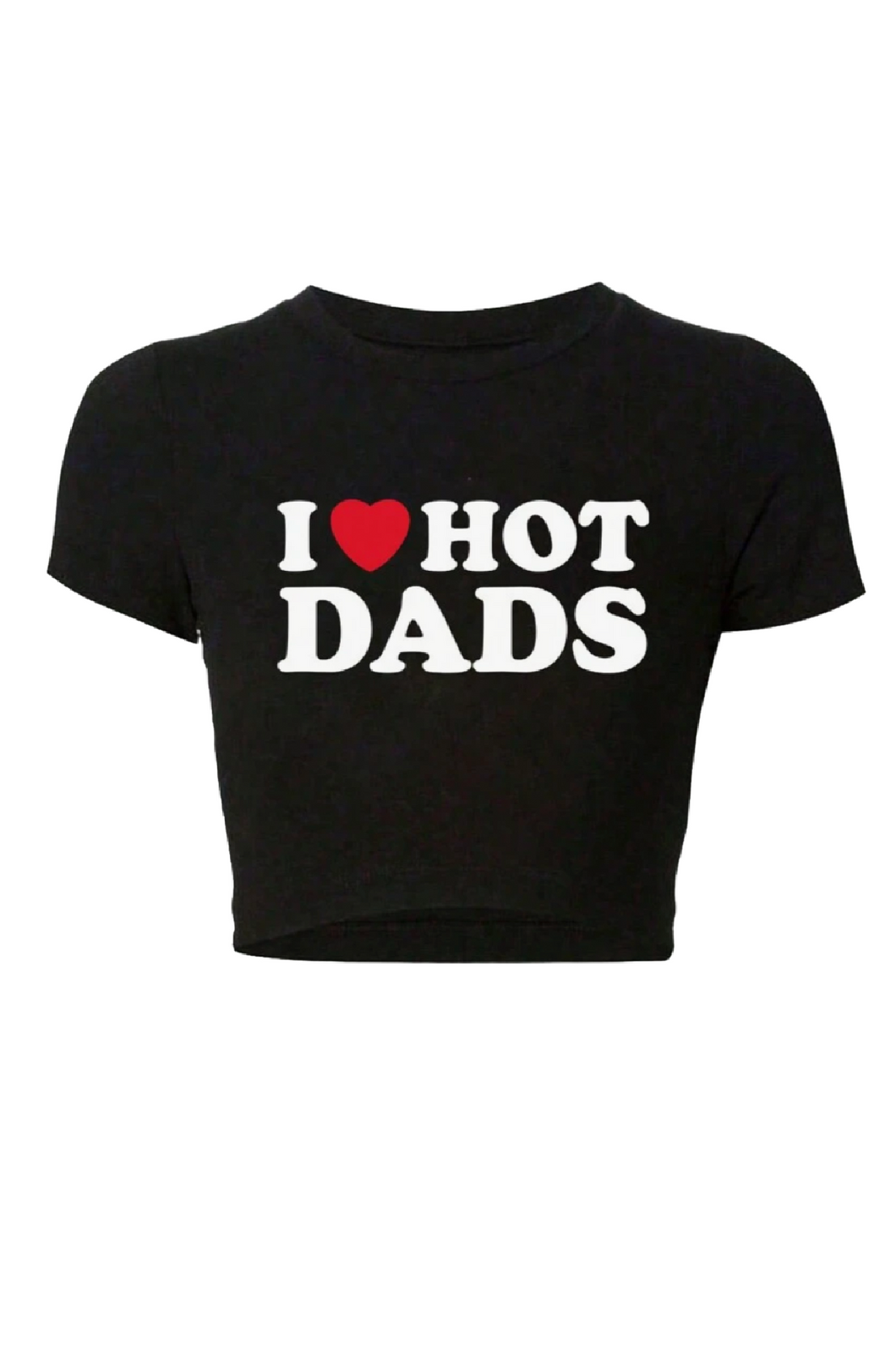 Hot Dads Crop Top (Black)