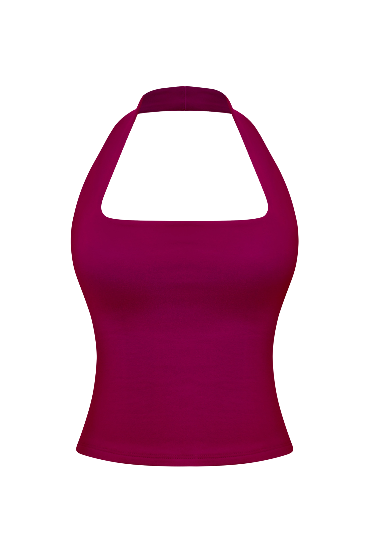 Cara Halter Top (Burgundy Red)