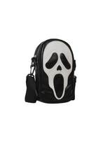 Load image into Gallery viewer, Ghost Face Crossbody Bag (Black/White)