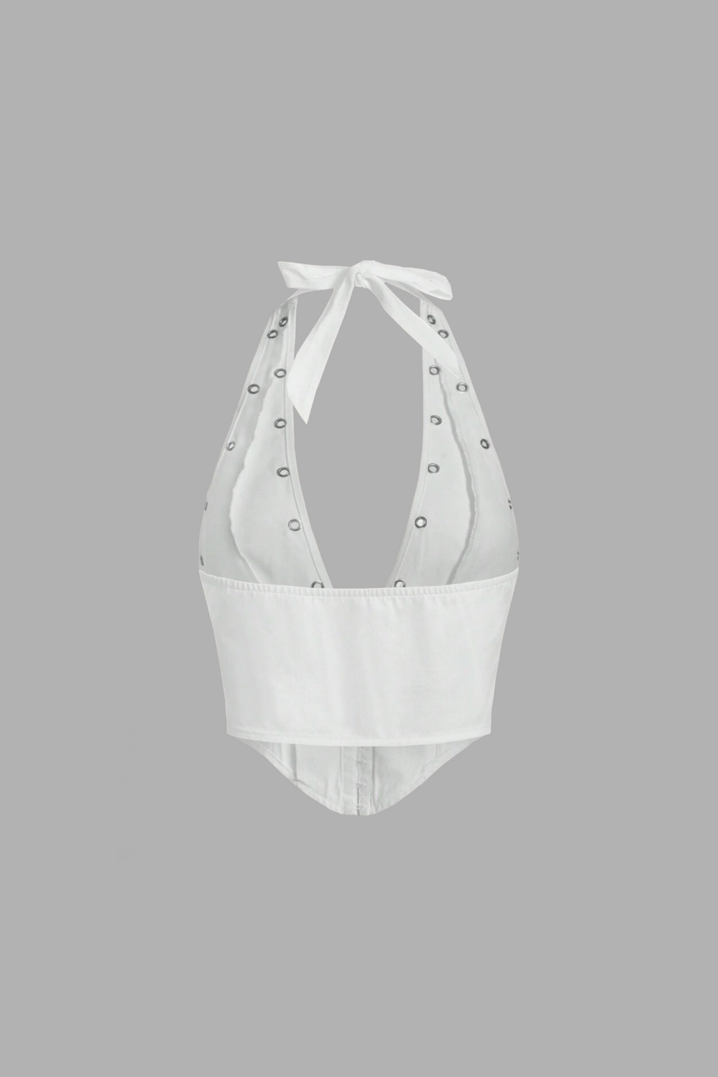 Averi Halter Top (White)