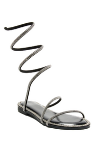 Roo Strappy Sandals (Black)