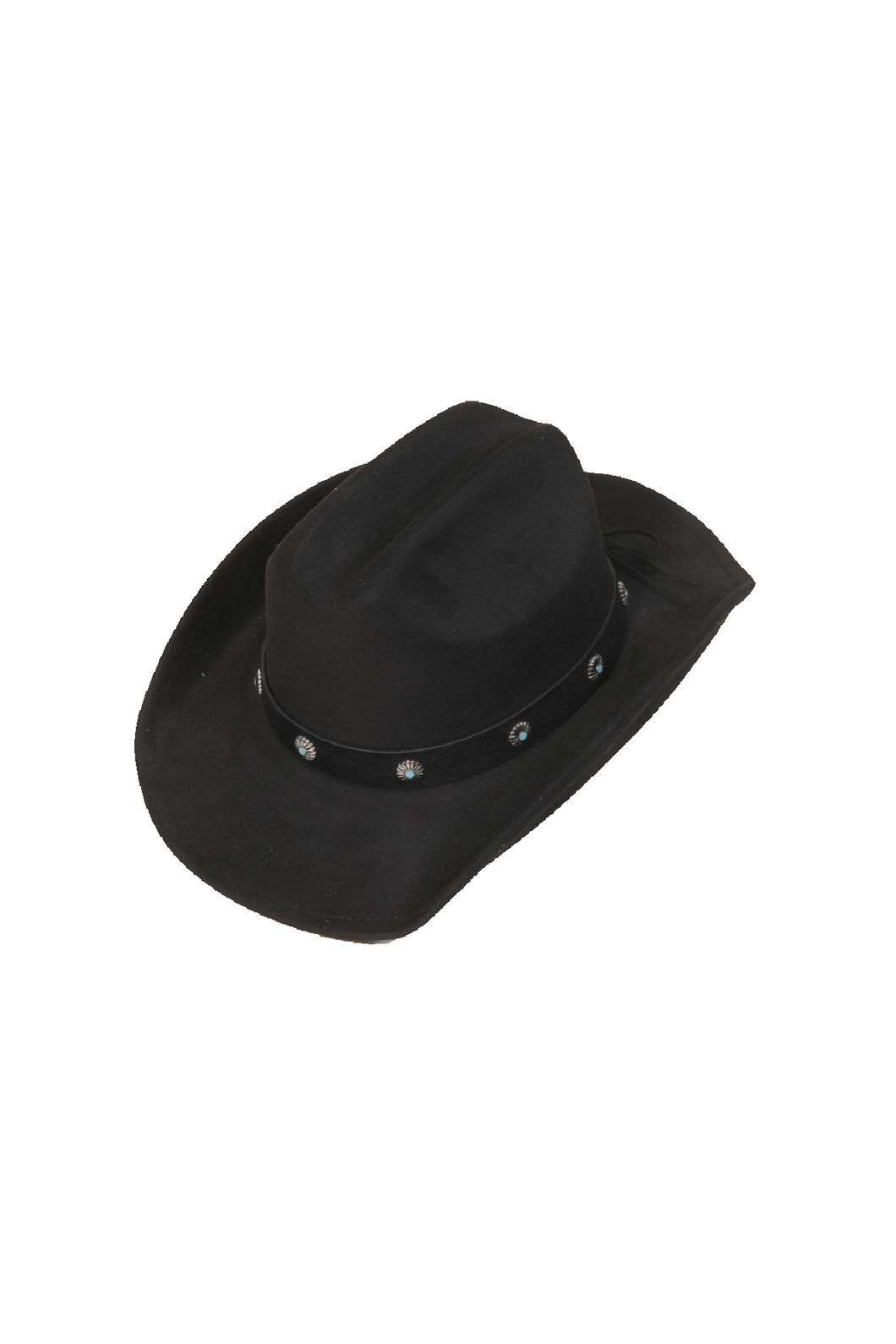 Catherine Cowgirl Hat (Black/Turquoise)