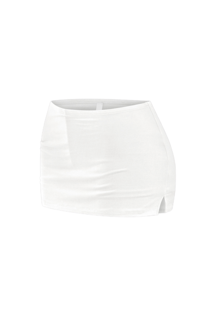 Amira Mini Skirt (Off White)