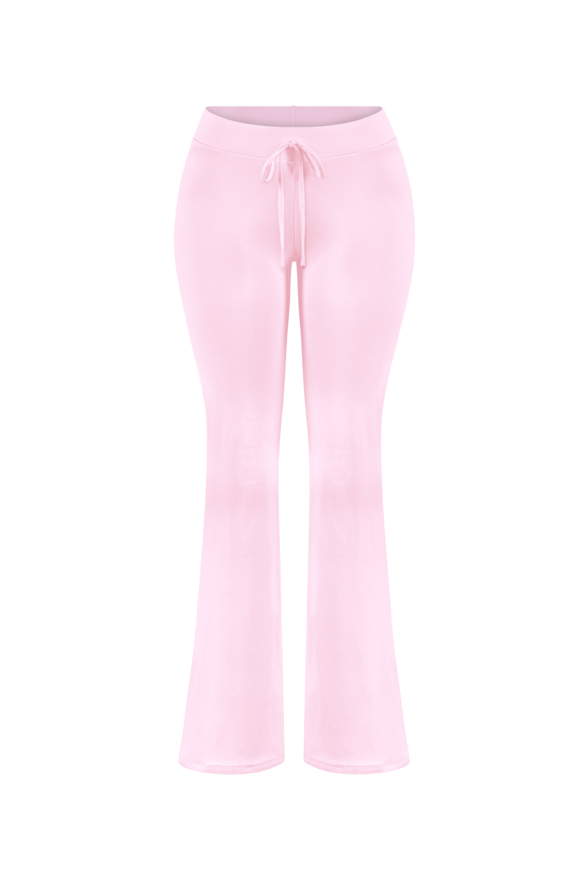Cara Low Waist Flare Pants (Baby Pink)