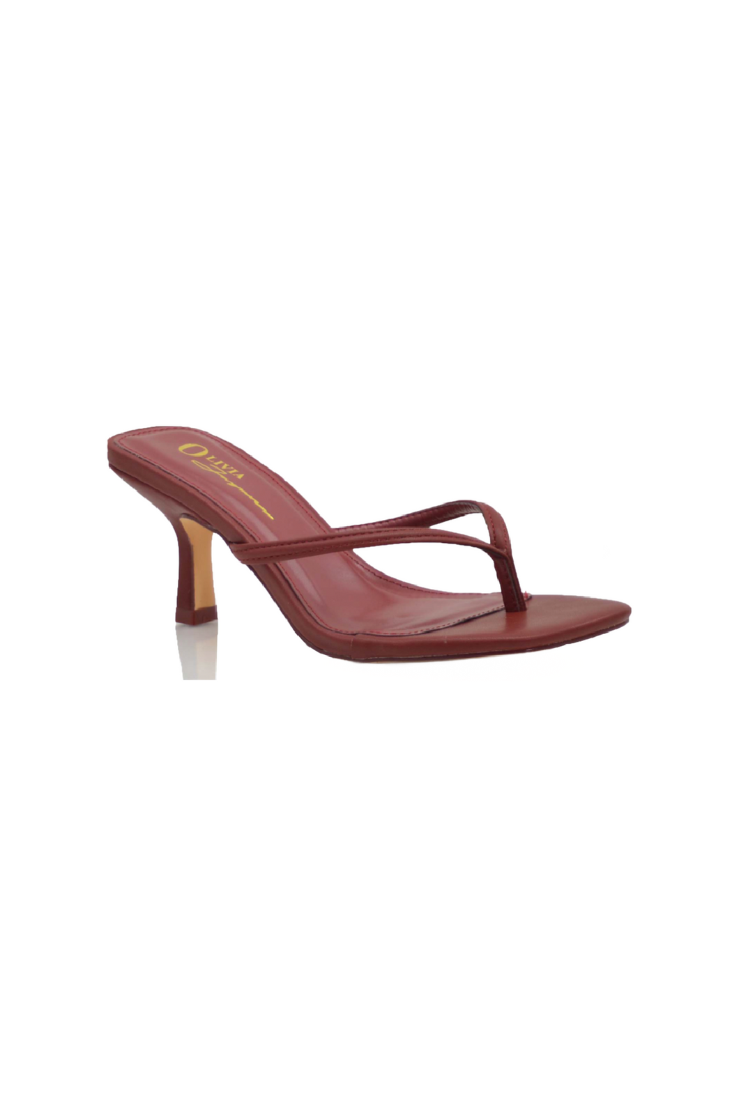 Yasmin Heels (Wine Red))