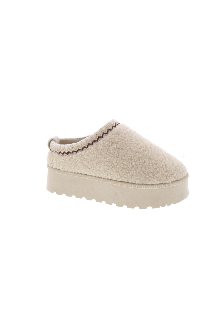 Denmark Booties (Beige Sherpa)