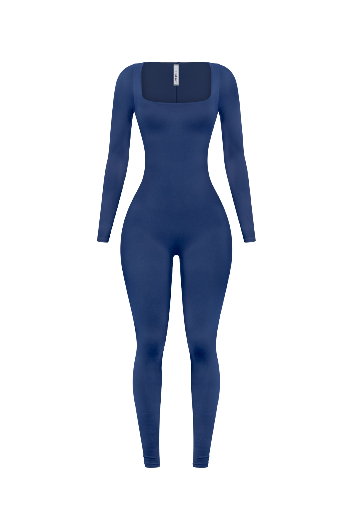 Alessia Long Sleeve Jumpsuit (Navy Blue)