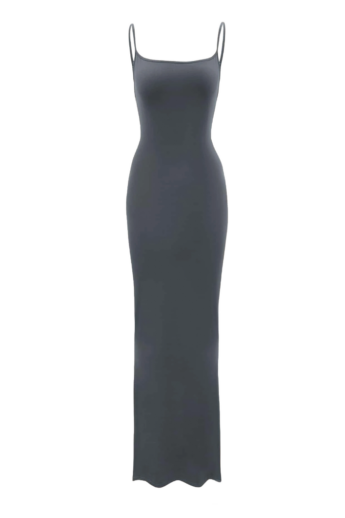 Kimmie Maxi Dress (Charcoal Grey)