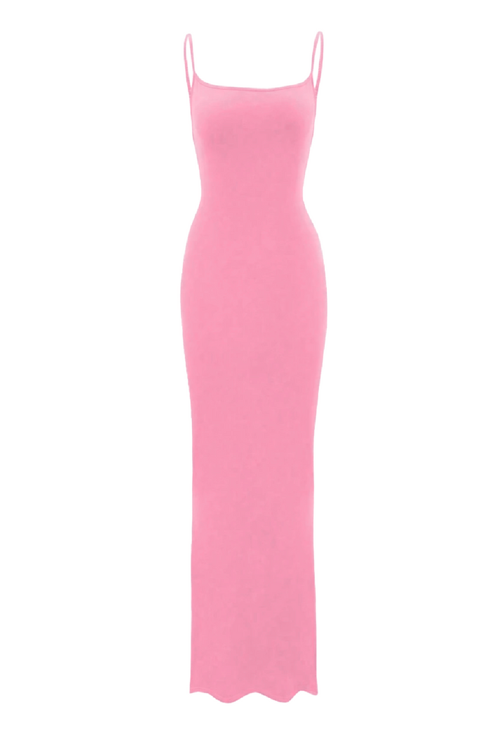 Kimmie Maxi Dress (Baby Pink)