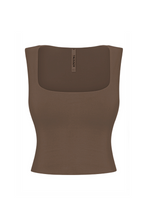 Load image into Gallery viewer, Hailey Tank Top (Chocolate Brown)
