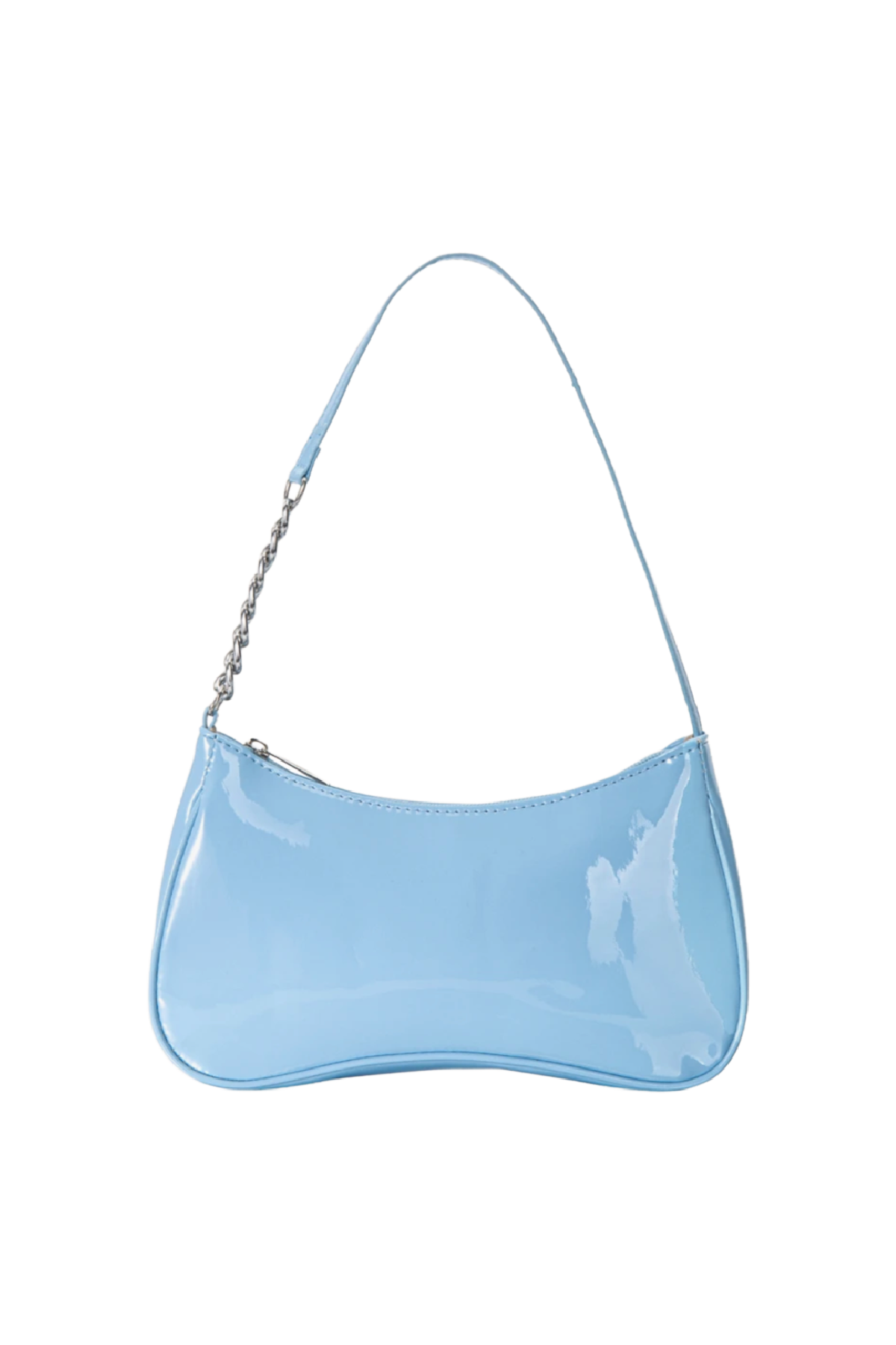 Keke Chain Shoulder Bag (Baby Blue)