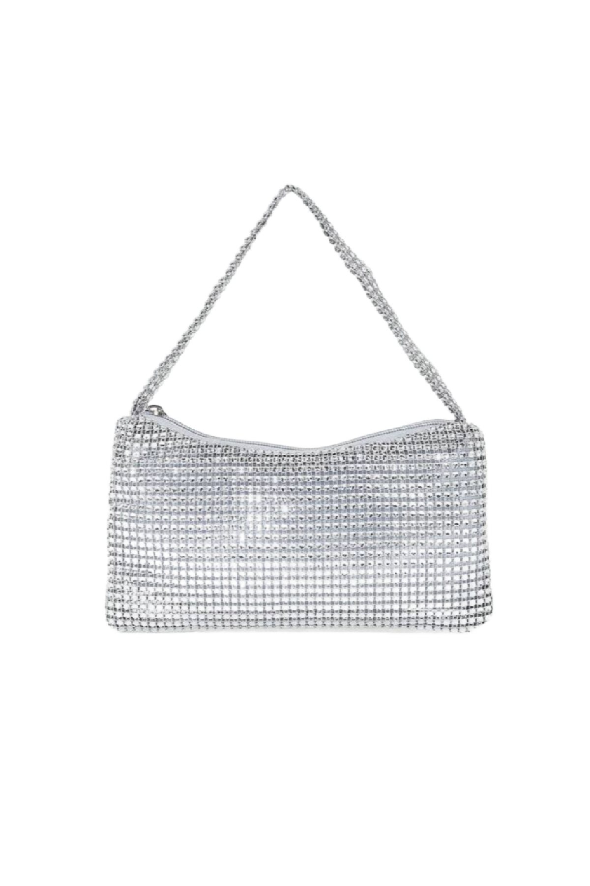 Lush Rhinestone Bag (Silver)