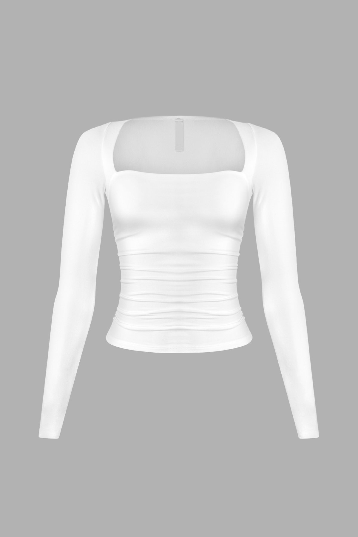 Anette Ruched Top (White)