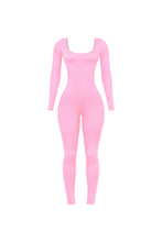 Load image into Gallery viewer, Yana Long SleeveScooped Neck Jumpsuit (Pink)