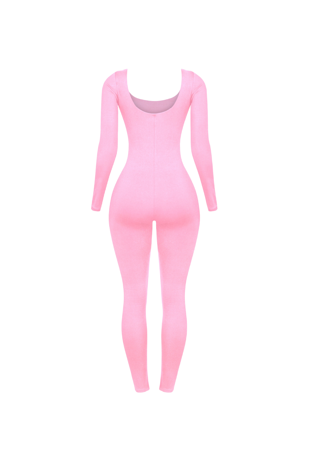 Yana Long SleeveScooped Neck Jumpsuit (Pink)