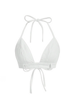 Load image into Gallery viewer, Wolf Backless Crop Top (White)