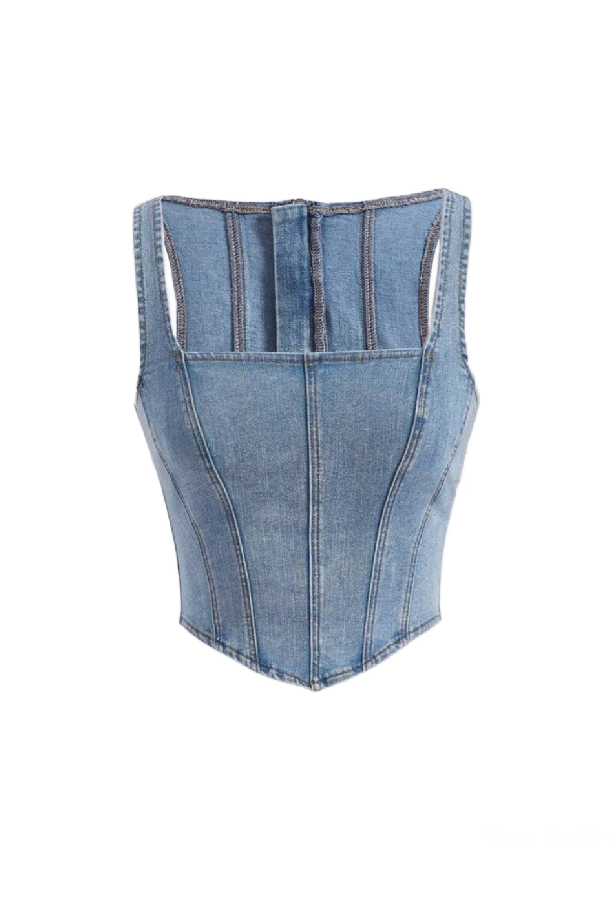 Maeve Denim Tank Top (Blue Denim)