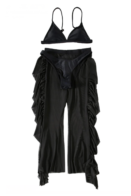 Colette Bikini Pants Set (Black)