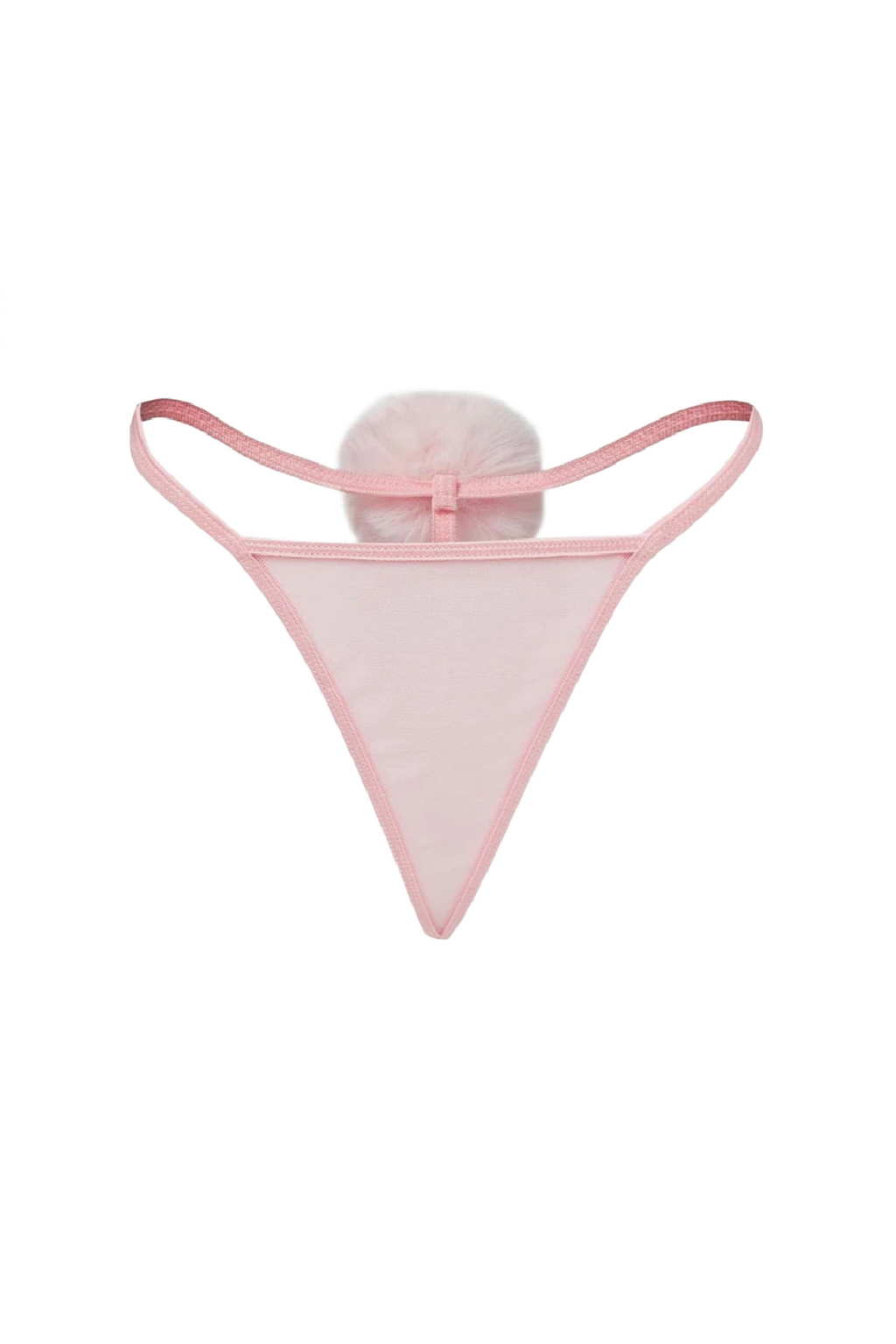 Pompom Thong (Baby Pink)