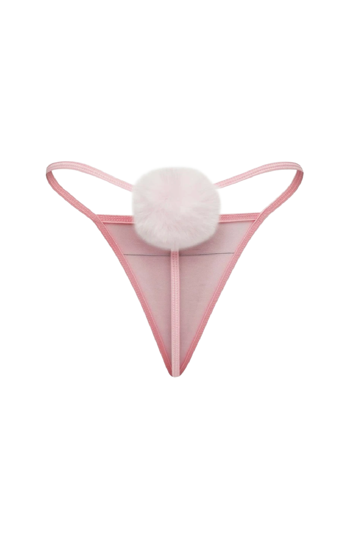 Pompom Thong (Baby Pink)