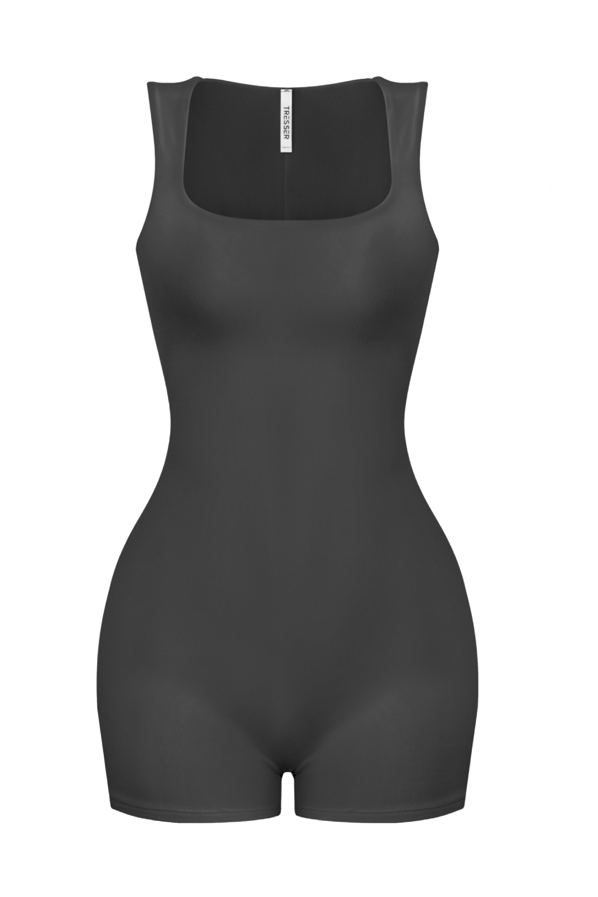 Ryleigh Scoop Neck Romper (Black)